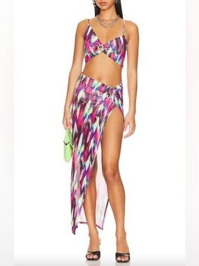 NWT Camila Coelho Serenity Bra & Skirt Set